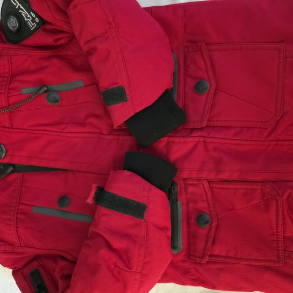 Point Zero Red Parka Jacket - Picture 2 of 15